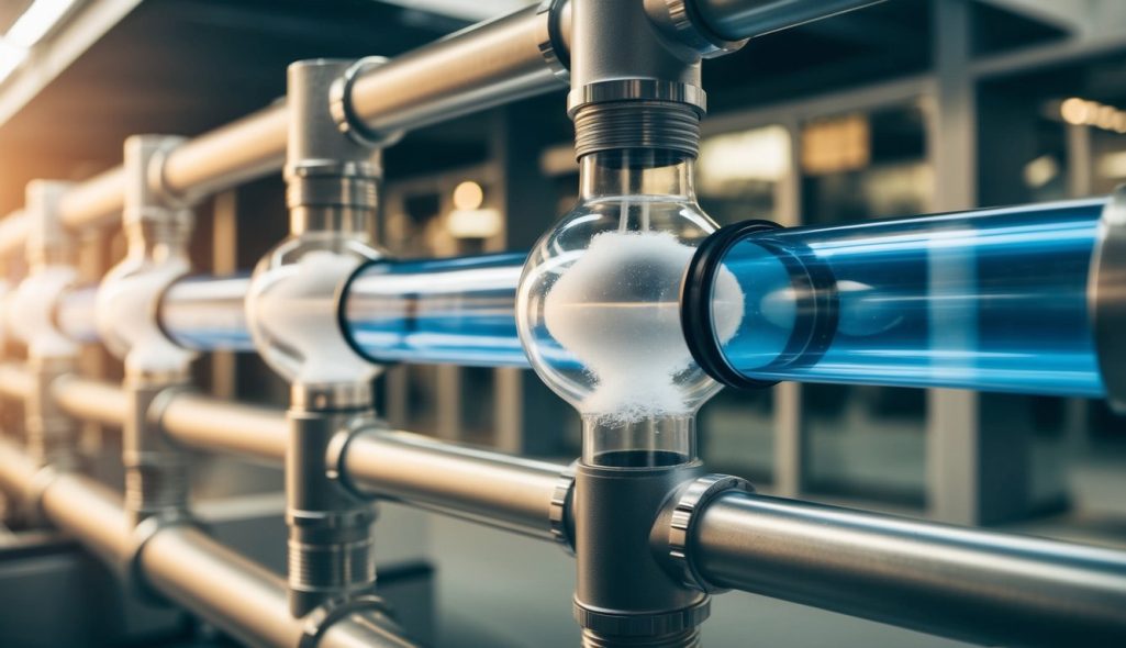 A series of interconnected tubes and funnels, guiding appointments from start to finish