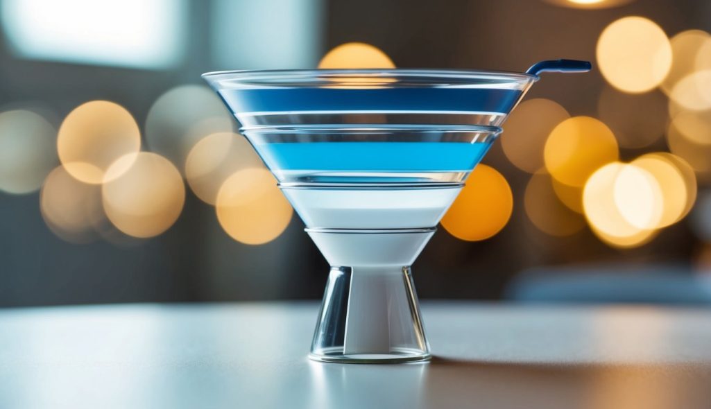 A funnel with multiple layers representing the stages of a service business sales process, starting wide and narrowing down towards the bottom